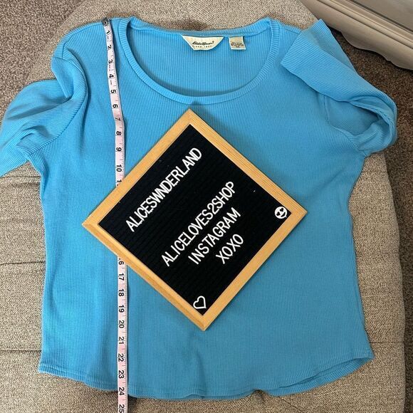 Y2K Eddie Bauer Lightweight Ribbed Top - Picture 16 of 16